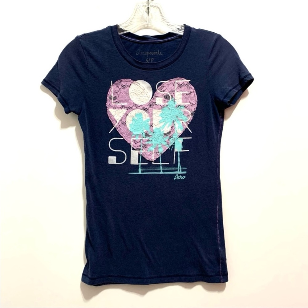 Aeropostale Navy Blue Tee Shirt